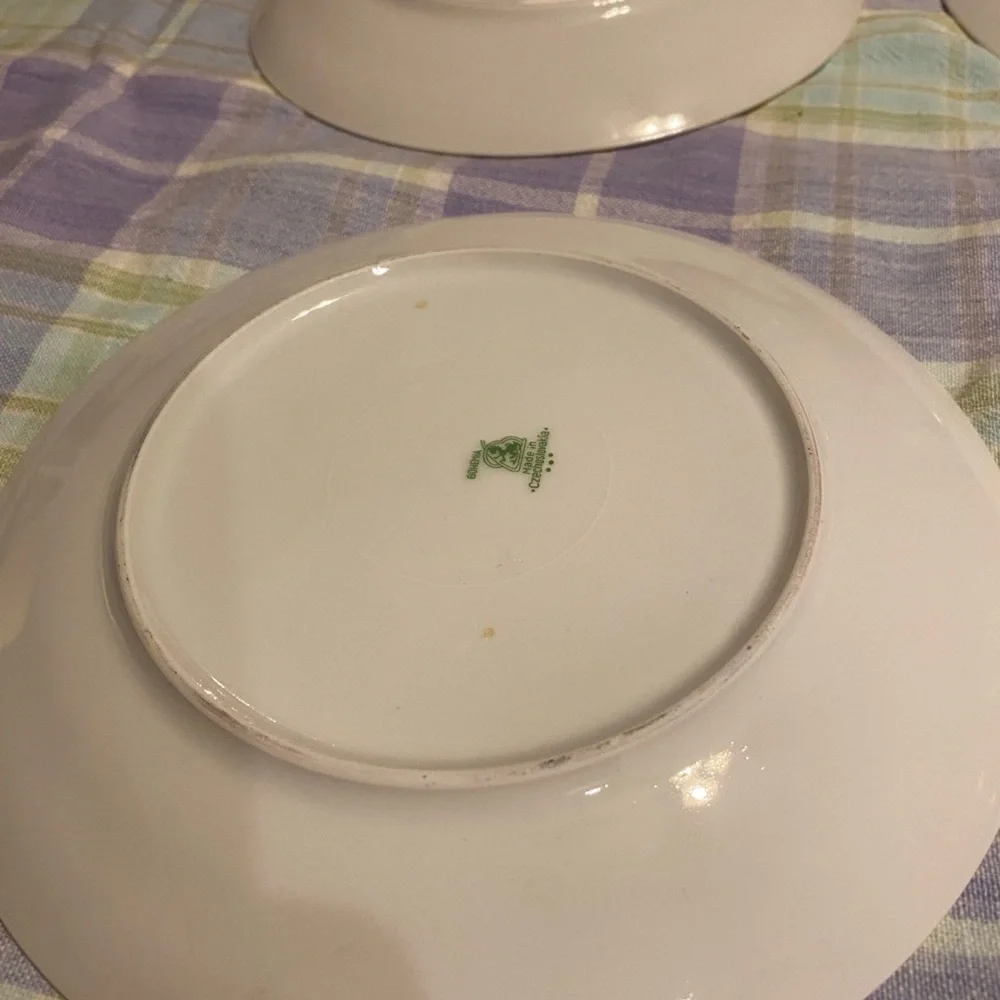 Bohemia Fruit Painted Plate Set of 6